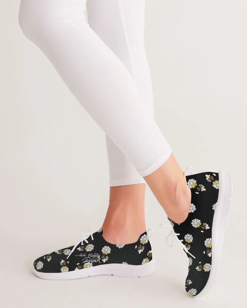 Be Who You Bee Honey Brew  Women's Lace Up Flyknit Shoe