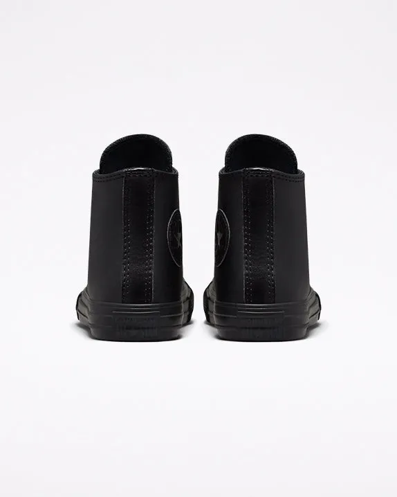 Converse Youth Hi Black Mono Leather A00919C