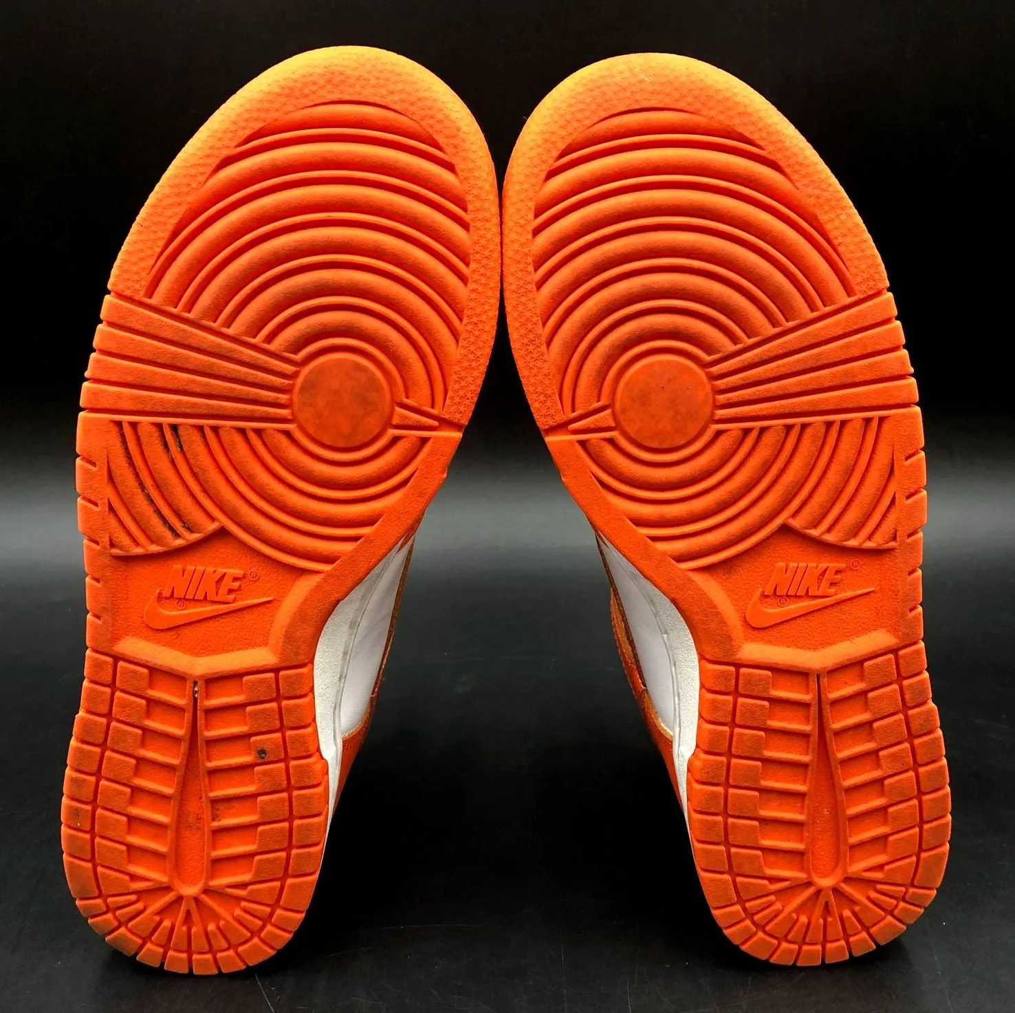 Nike Dunk High SP 'Syracuse' 2021 Men's White/Orange Sneakers - Size 7 ( COA)