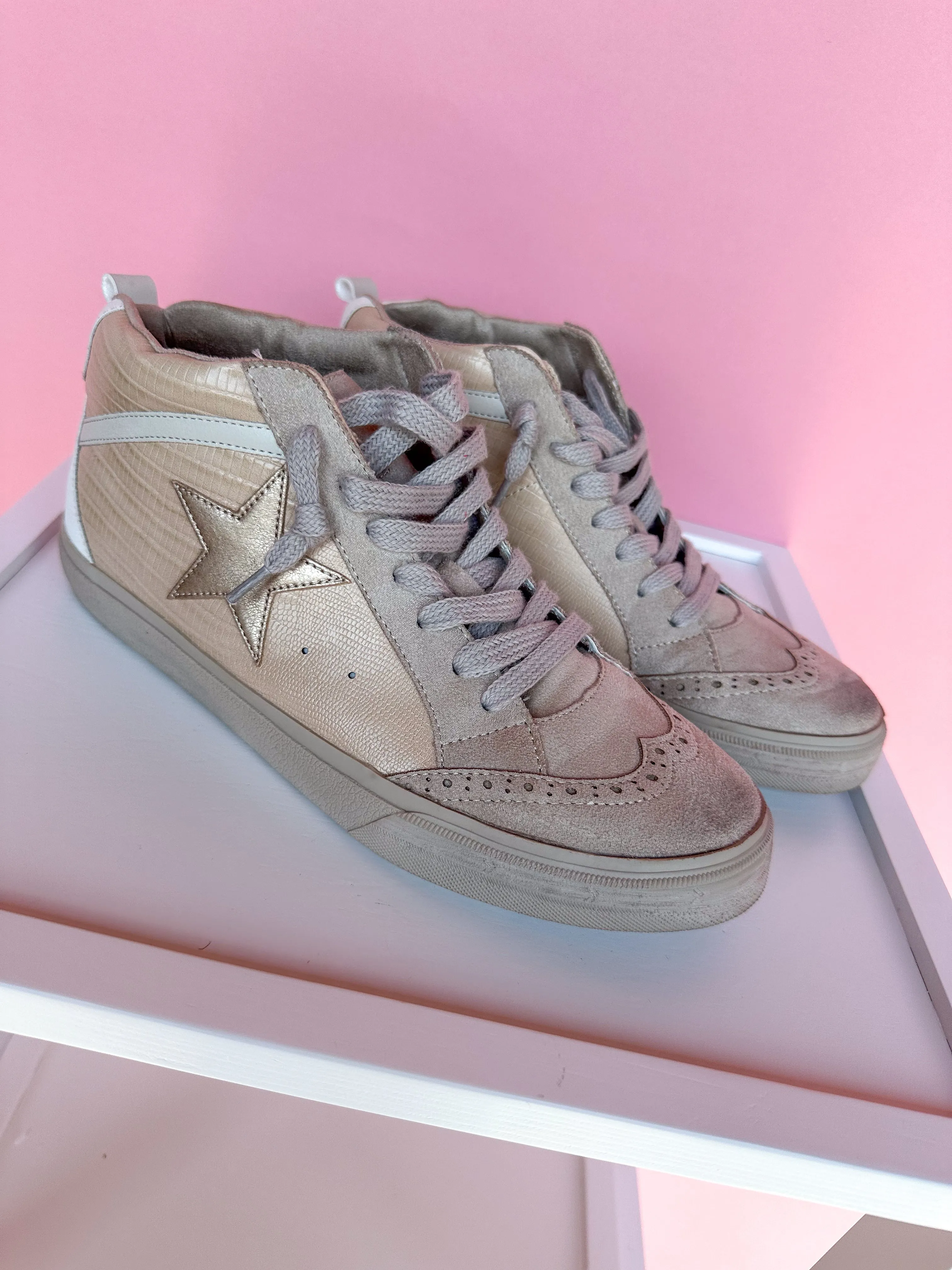 ShuShop | Paulina - Taupe Lizard