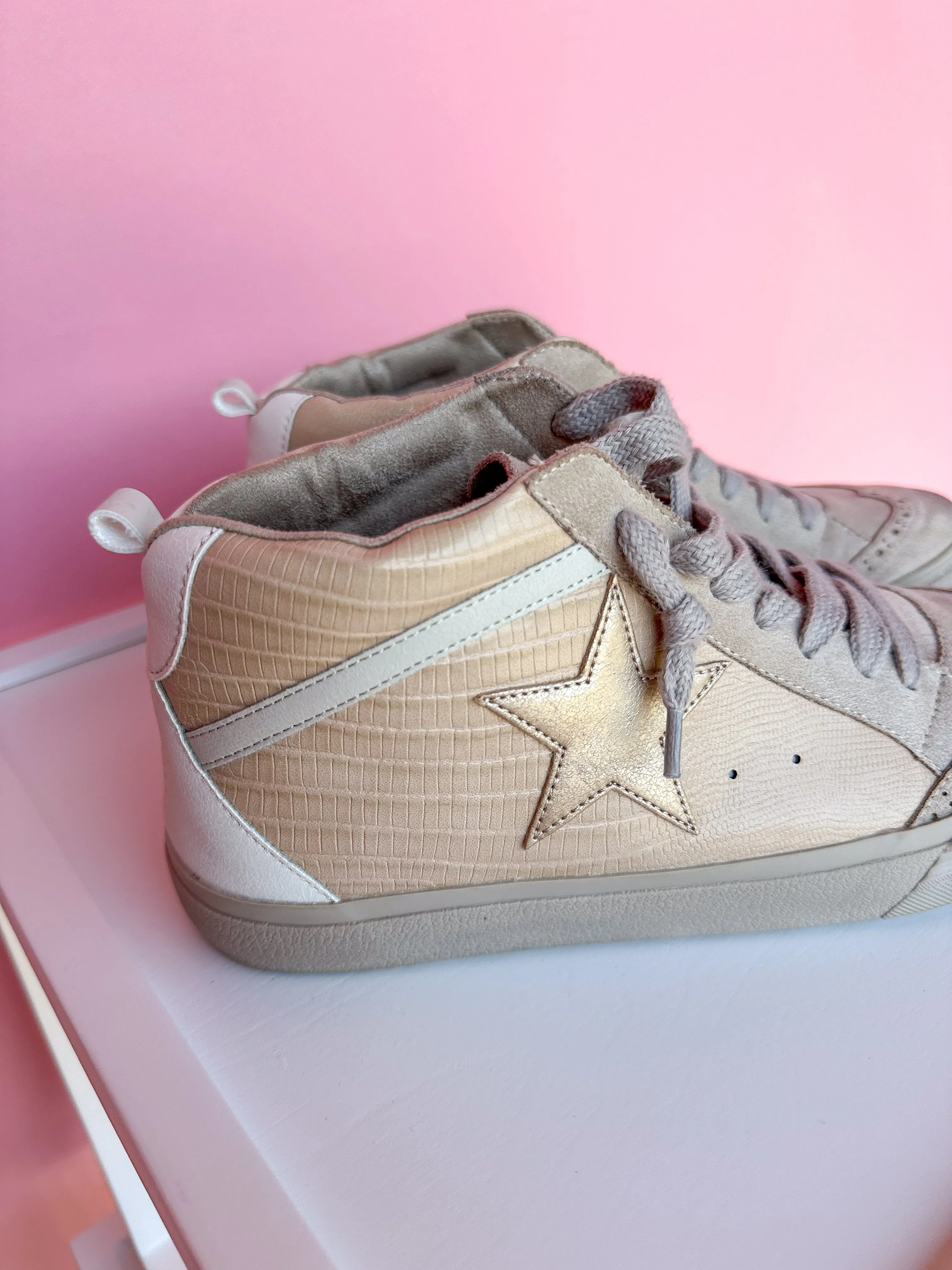 ShuShop | Paulina - Taupe Lizard